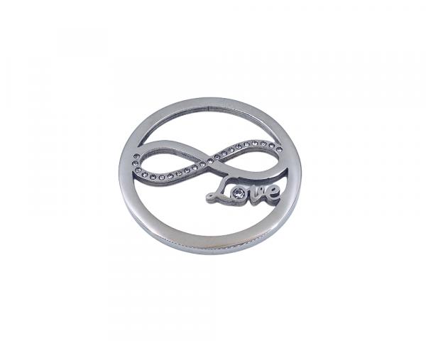 Coin "Love" silber Edelstahlmünze