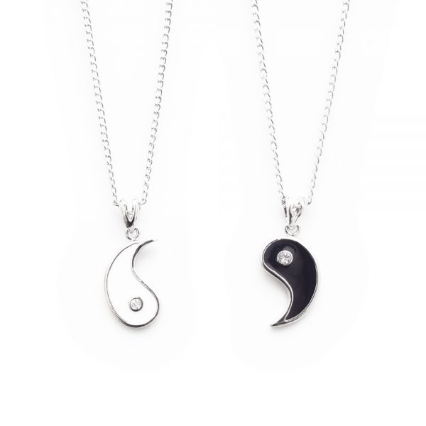 Symbolhafte Freundschaftsketten „yin und yang“