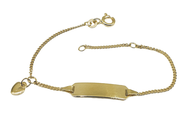 Kinderarmband 333er Gold Taufarmband Gravurarmband ID-Armband 